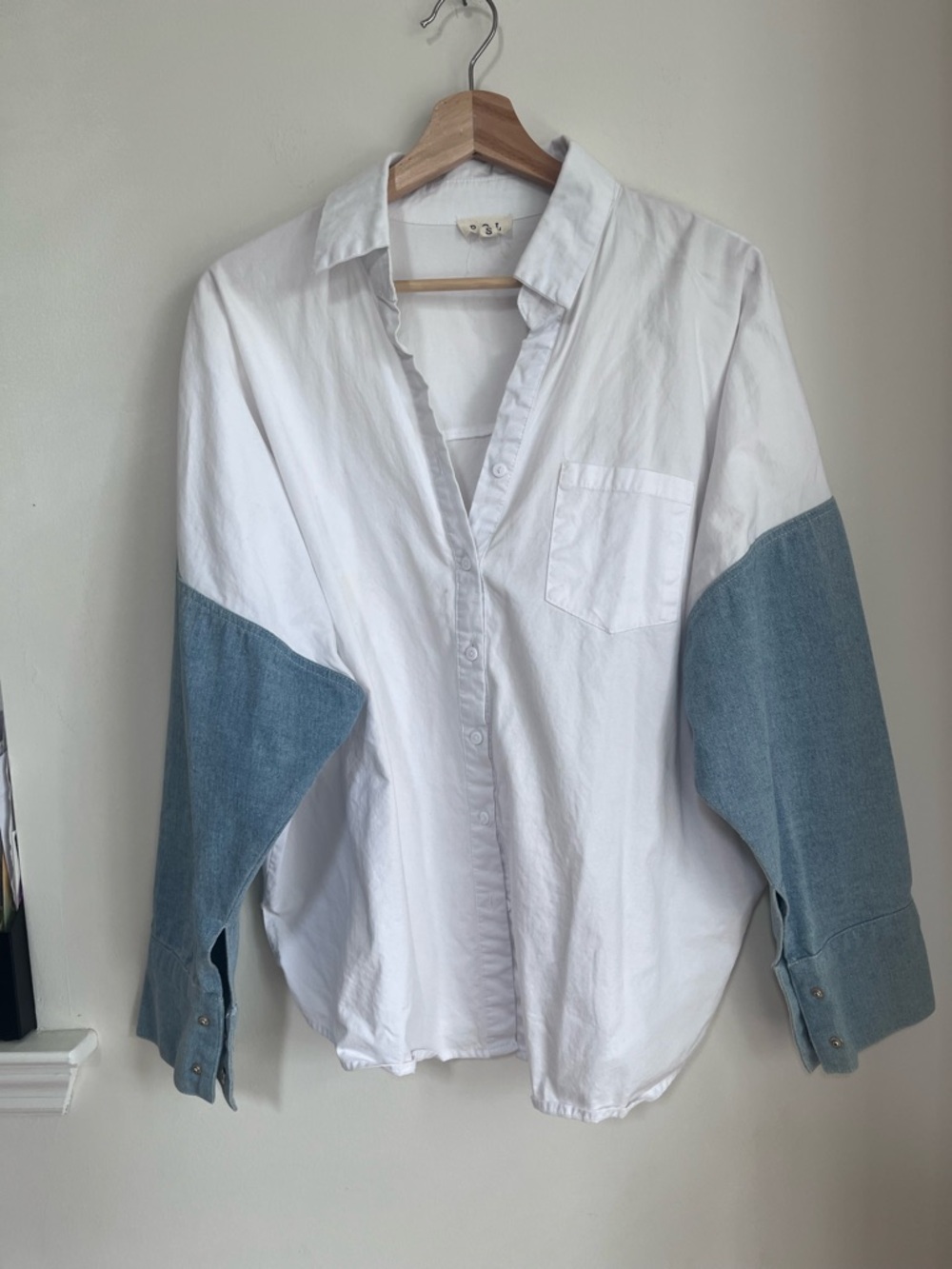 12th Tribe Two-Tone Button-Down